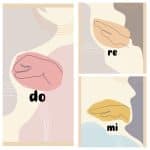 Solfège Handsigns | Minamilist, Boho Series | Display Poster