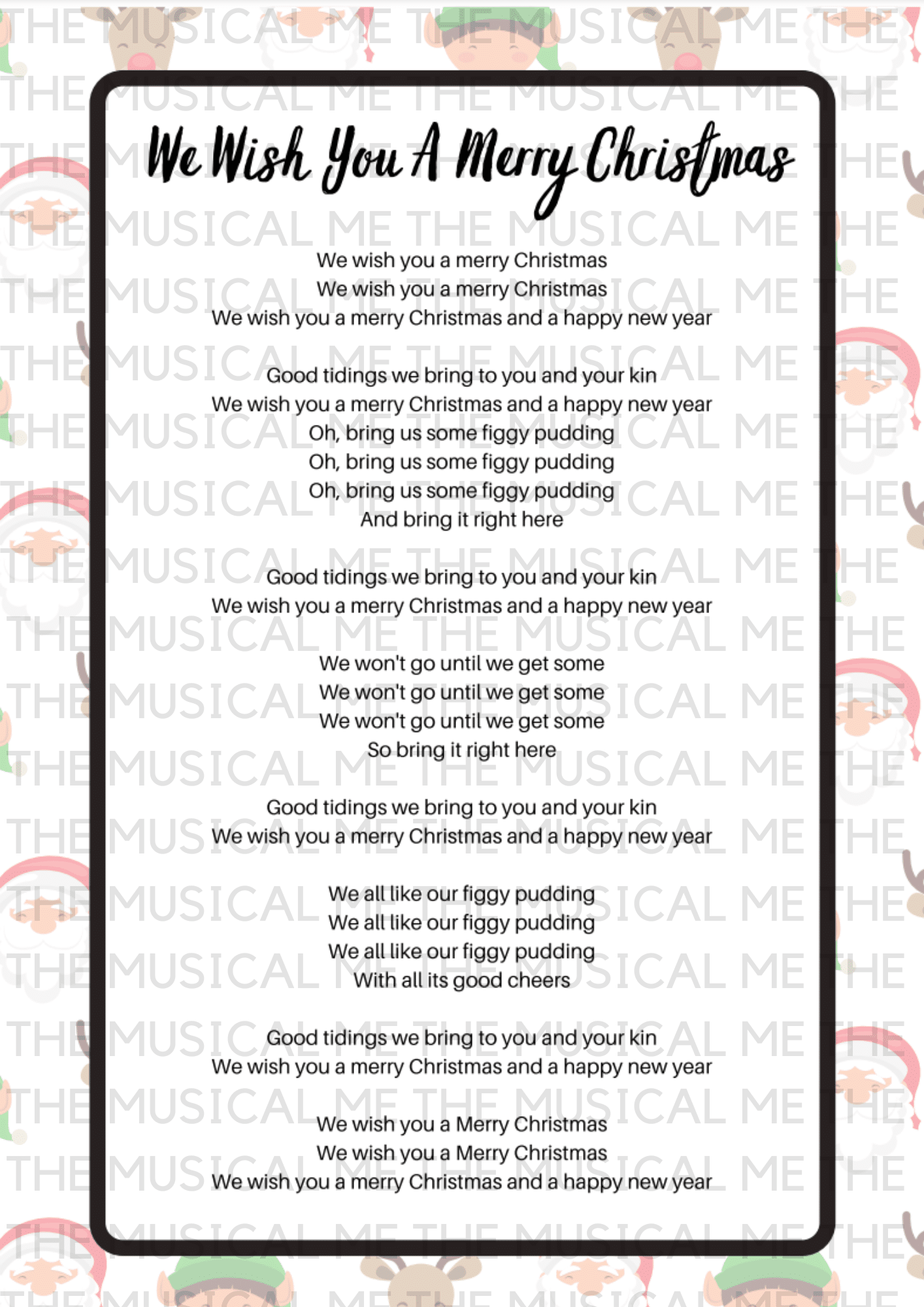 Christmas Carols Lyrics Sheets Schools Music Market